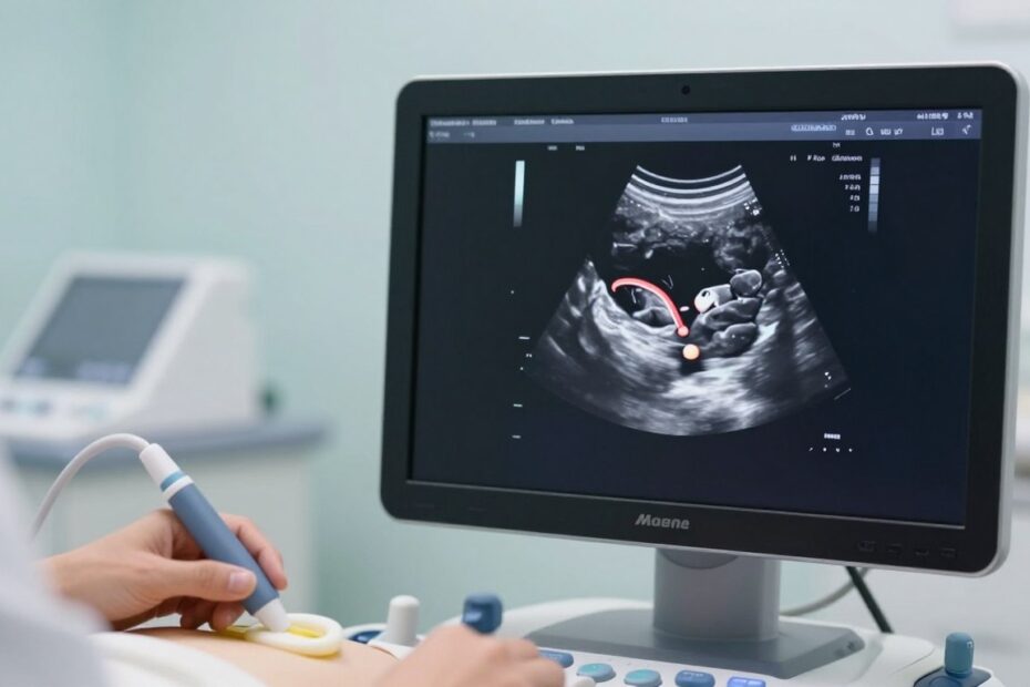 Ciąża pozamaciczna USG