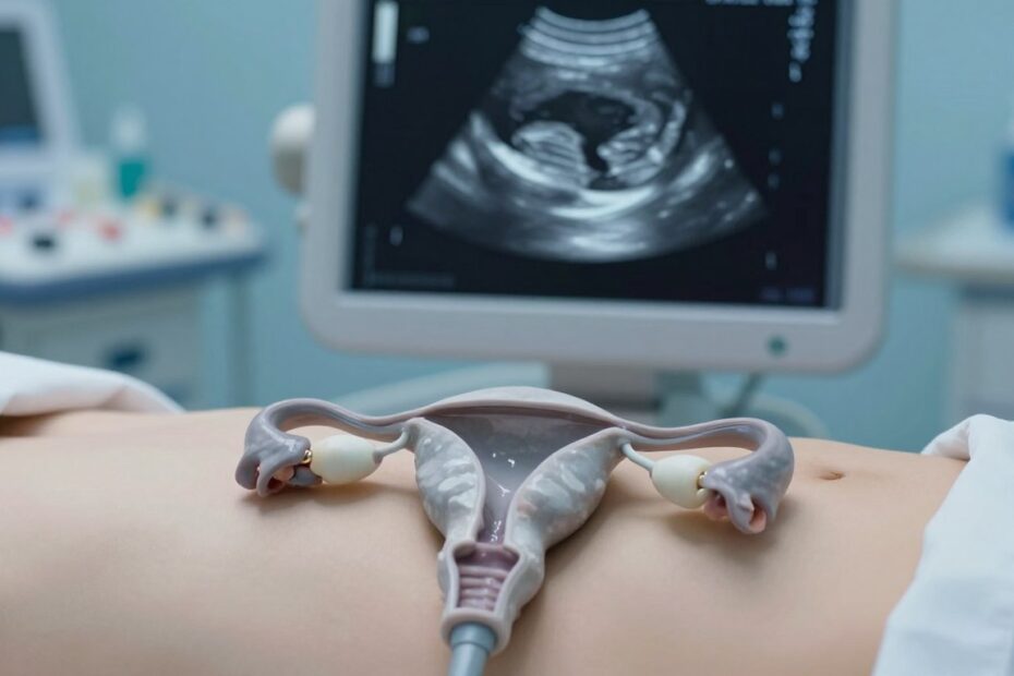 Macica dwurożna USG