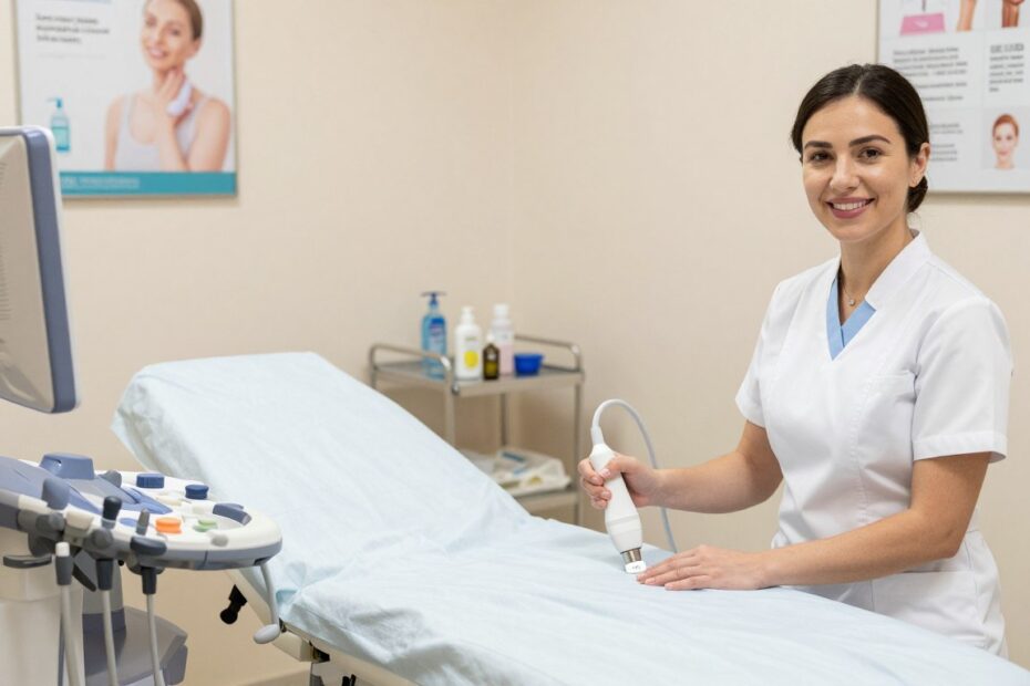 USG transwaginalne przygotowanie