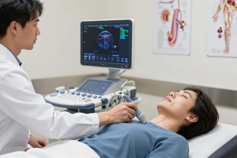 USG tętnic szyjnych