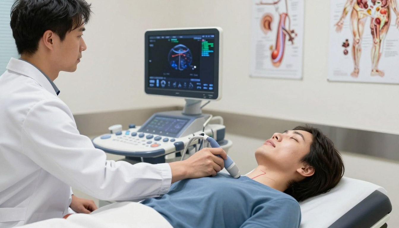 USG tętnic szyjnych