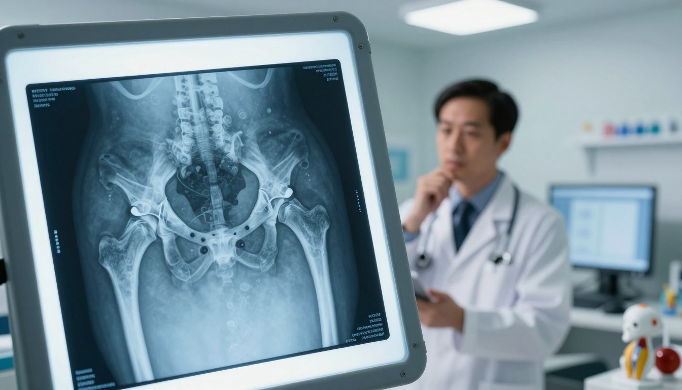 RTG stawu biodrowego jak wygląda